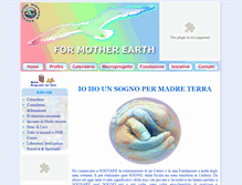 Tablet Screenshot of for-mother-earth.it